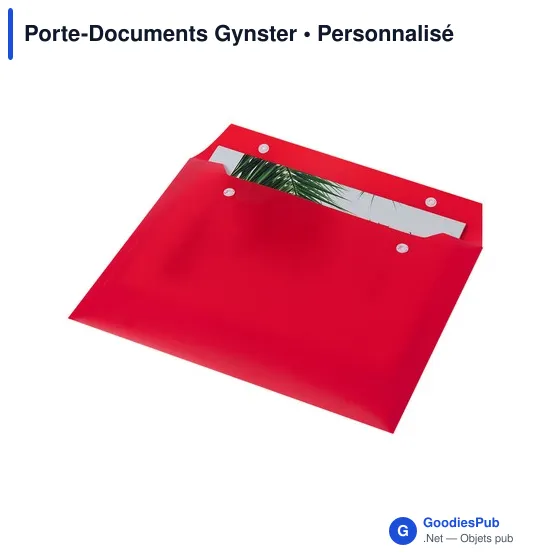 Porte-Documents personnalisable Gynster avec logo en PP recyclé - Image 9