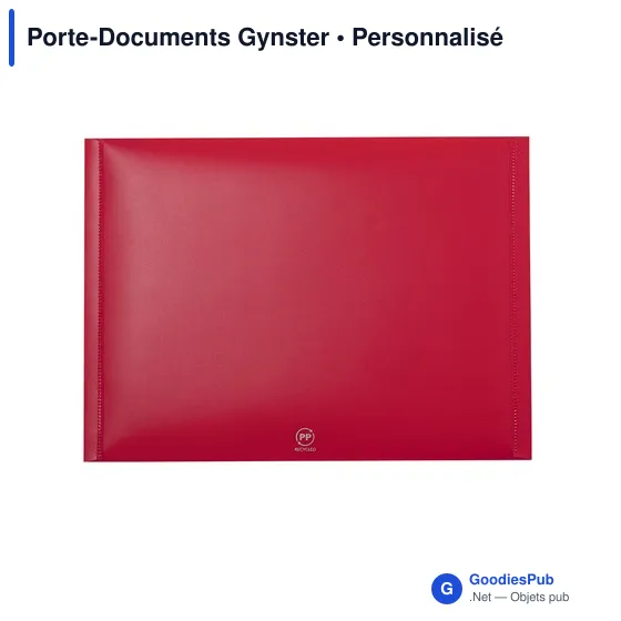 Porte-Documents personnalisable Gynster avec logo en PP recyclé - Image 10