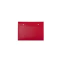 Variante rouge - Porte-Documents personnalisable Gynster avec logo en PP recyclé
