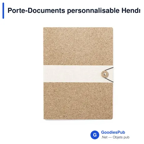 Porte-Documents personnalisable Hendrus avec logo pour entreprise