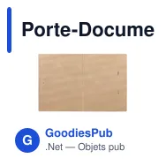 Porte-Documents personnalisable Hendrus avec logo pour entreprise - Miniature 3