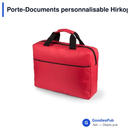 Porte-Documents personnalisable Hirkop avec logo - Sacoche professionnelle