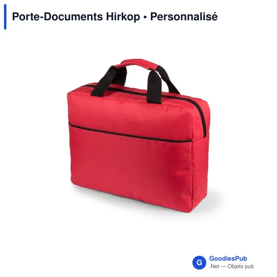 Porte-Documents personnalisable Hirkop avec logo - Sacoche professionnelle - Image 1