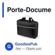 Porte-Documents personnalisable Hirkop avec logo - Sacoche professionnelle - Miniature 4