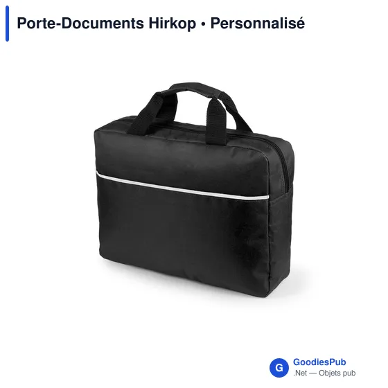 Porte-Documents personnalisable Hirkop avec logo - Sacoche professionnelle - Image 4