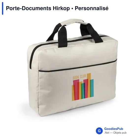Porte-Documents personnalisable Hirkop avec logo - Sacoche professionnelle - Image 9