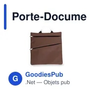 Porte-Documents personnalisable Kani avec logo - Élégance et praticité - Miniature 1