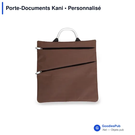 Porte-Documents personnalisable Kani avec logo - Élégance et praticité - Image 1