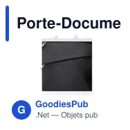 Porte-Documents personnalisable Kani avec logo - Élégance et praticité - Miniature 2
