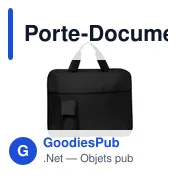 Porte-Documents personnalisable avec logo - Konfer - Miniature 1