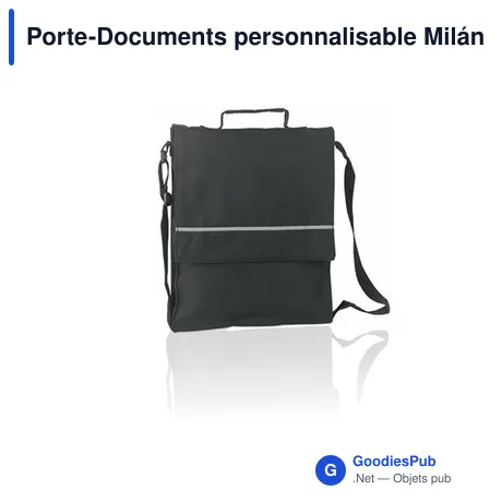 Porte-Documents personnalisable Milán avec logo - Sacoche professionnelle