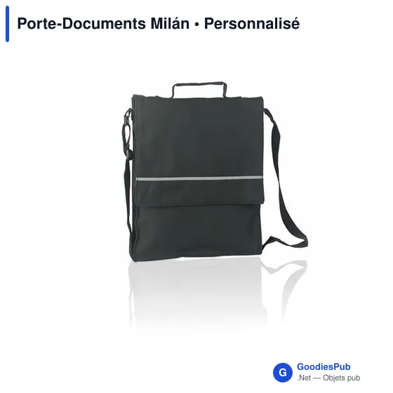 Porte-Documents personnalisable Milán avec logo - Sacoche professionnelle - Image 1