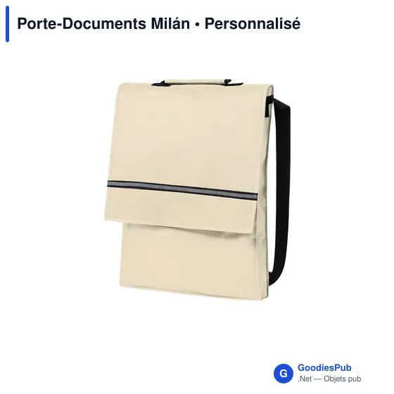 Porte-Documents personnalisable Milán avec logo - Sacoche professionnelle - Image 2