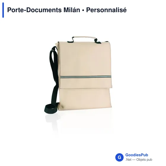 Porte-Documents personnalisable Milán avec logo - Sacoche professionnelle - Image 5