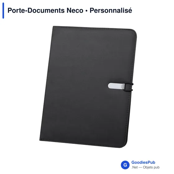 Porte-Documents personnalisable Neco avec logo - Conférencier élégant - Image 11