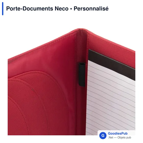 Porte-Documents personnalisable Neco avec logo - Conférencier élégant - Image 3
