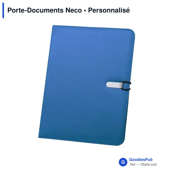 Porte-Documents personnalisable Neco avec logo - Conférencier élégant - Image 6