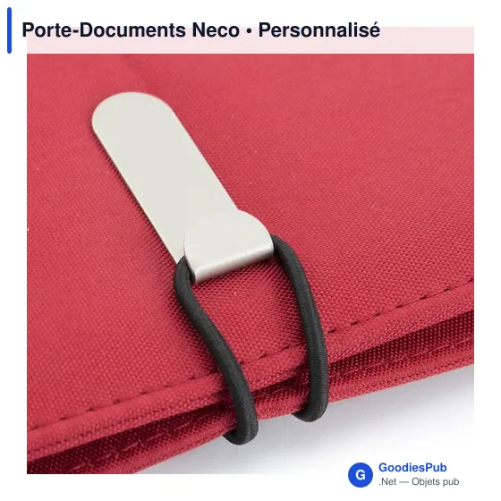 Porte-Documents personnalisable Neco avec logo - Conférencier élégant - Image 9