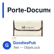Porte-Documents Voyage Farrel - Miniature 1