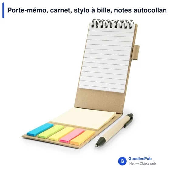 Porte-mémo personnalisable avec logo - Madelyn - Image 1