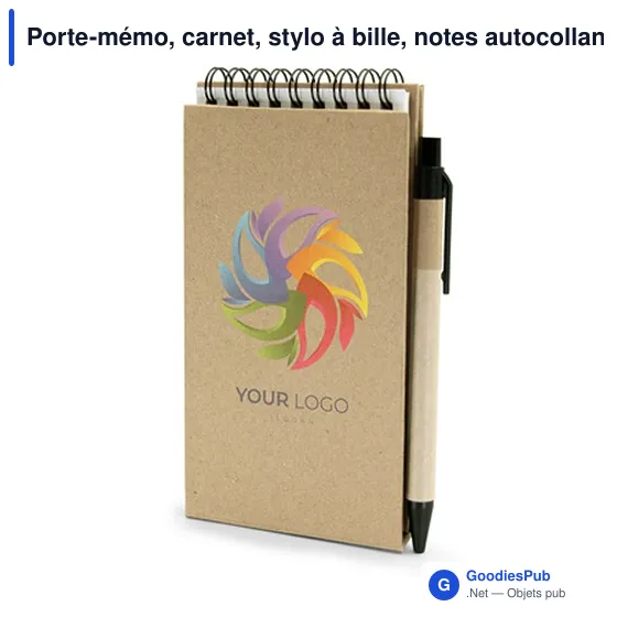 Porte-mémo personnalisable avec logo - Madelyn - Image 3