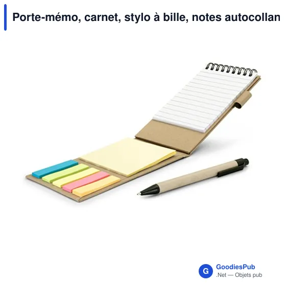 Porte-mémo personnalisable avec logo - Madelyn - Image 4
