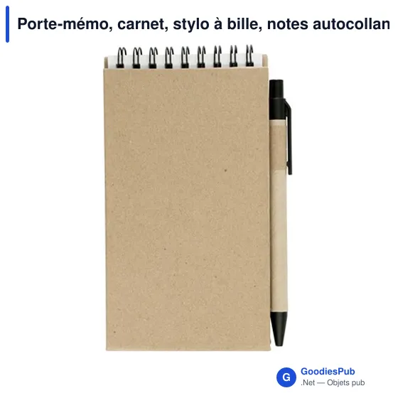 Porte-mémo personnalisable avec logo - Madelyn - Image 7