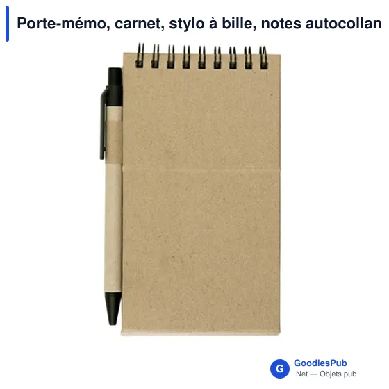 Porte-mémo personnalisable avec logo - Madelyn - Image 8