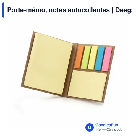 Porte-mémo, notes autocollantes | Deegan