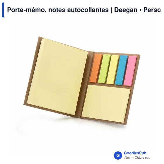 Porte-mémo, notes autocollantes | Deegan - Image 1