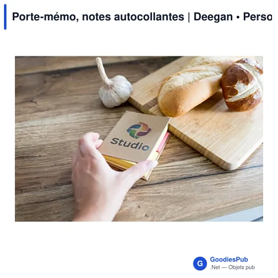 Porte-mémo, notes autocollantes | Deegan - Image 10