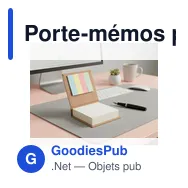 Porte-mémos personnalisable avec notes autocollantes - Nexhavec logo - Miniature 2