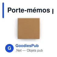 Porte-mémos personnalisable avec notes autocollantes - Nexhavec logo - Miniature 3