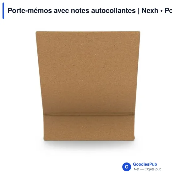 Porte-mémos personnalisable avec notes autocollantes - Nexhavec logo - Image 4