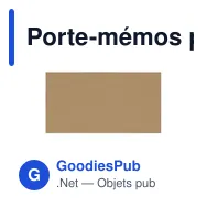 Porte-mémos personnalisable avec logo - Notes pliables Gisle - Miniature 5