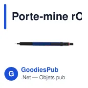Porte-mine personnalisable Rotring 500 avec logo - Miniature 1