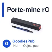 Porte-mine personnalisable Rotring 500 avec logo - Miniature 3