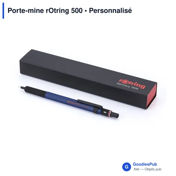 Porte-mine personnalisable Rotring 500 avec logo - Image 3