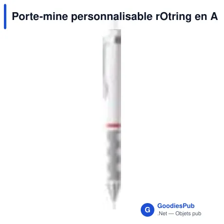 Porte-mine personnalisable rOtring en ABS avec logo