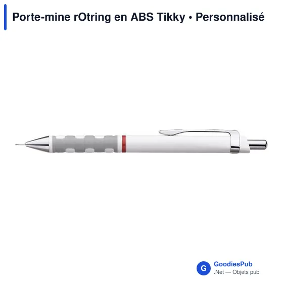 Porte-mine personnalisable rOtring en ABS avec logo - Image 2