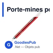 Porte-mines personnalisable en aluminium avec logo - Alicante - Miniature 2