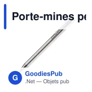 Porte-mines personnalisable en aluminium avec logo - Alicante - Miniature 4