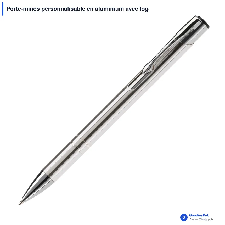 Porte-mines personnalisable en aluminium avec logo - Alicante - Image 4