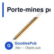Porte-mines personnalisable en aluminium avec logo - Alicante - Miniature 5