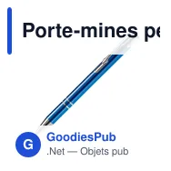 Porte-mines personnalisable en aluminium avec logo - Alicante - Miniature 6