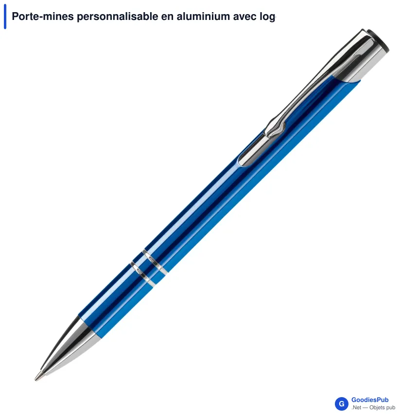 Porte-mines personnalisable en aluminium avec logo - Alicante - Image 6