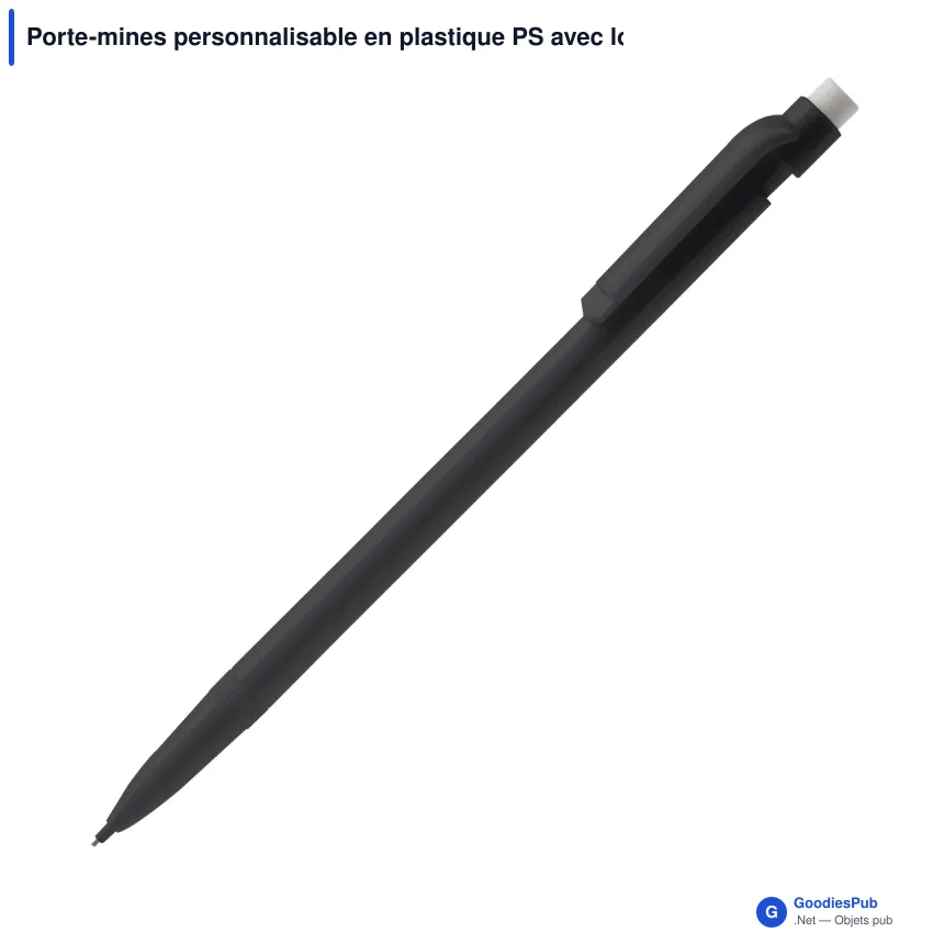 Porte-mines personnalisable en plastique PS avec logo - Classique - Image 3