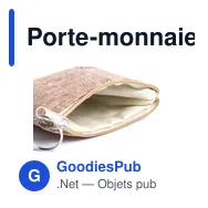 Porte-monnaie personnalisable en liège avec logo - Dabey - Miniature 2