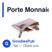 Porte Monnaie personnalisable Faudok avec logo - Design élégant - Miniature 6