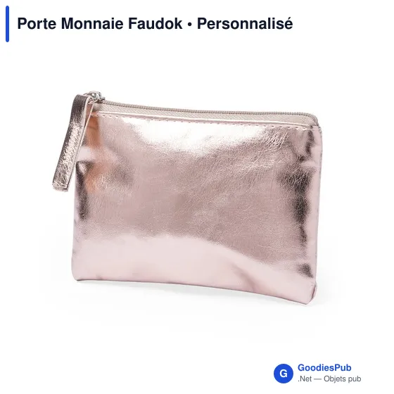 Porte Monnaie personnalisable Faudok avec logo - Design élégant - Image 7